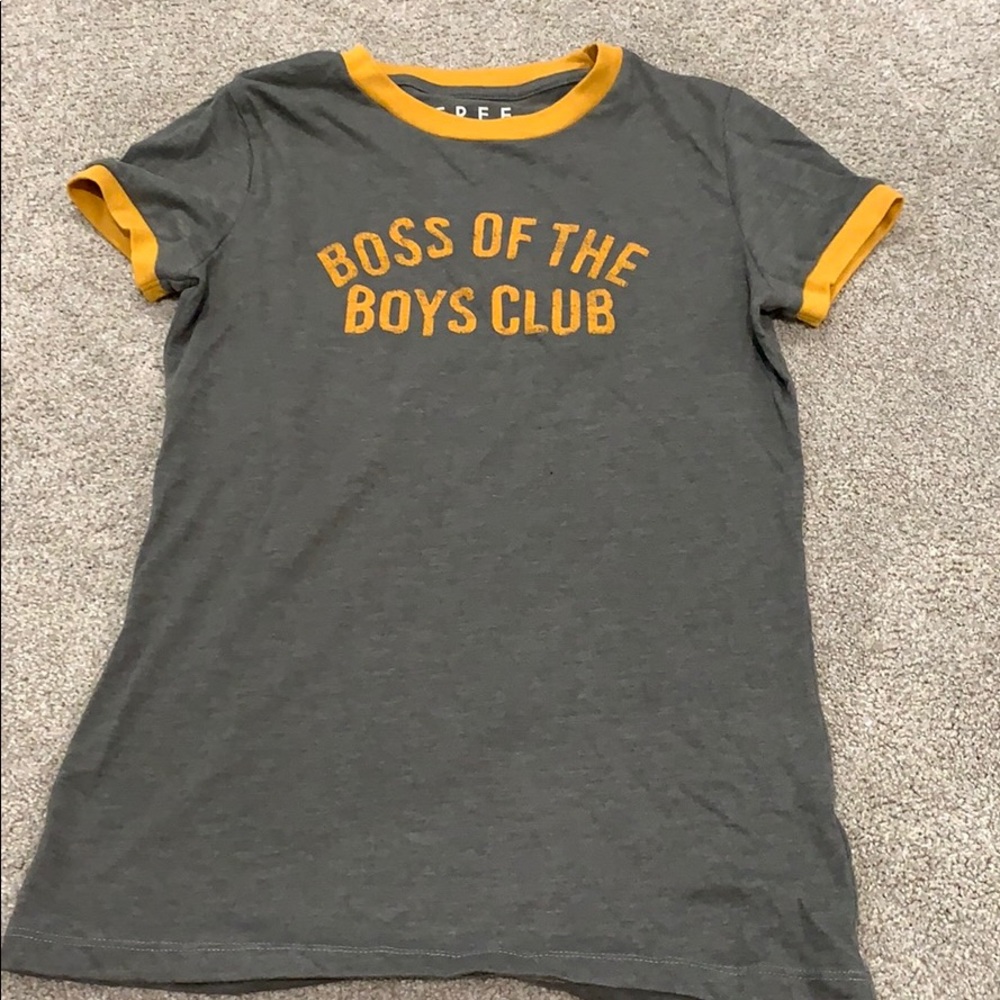 Green and Yellow Graphic Tee